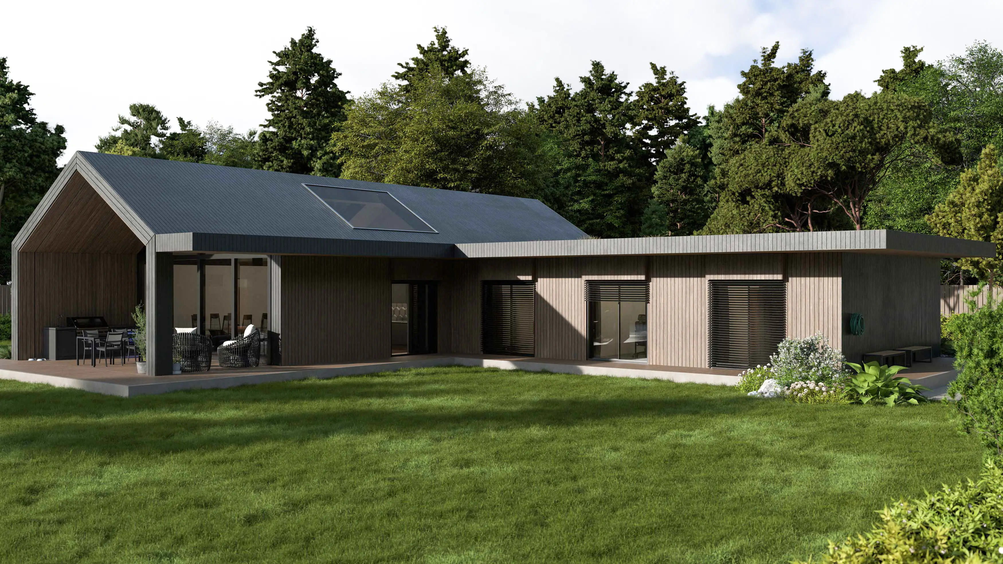 Architektonická vizualizace moderního interiéru